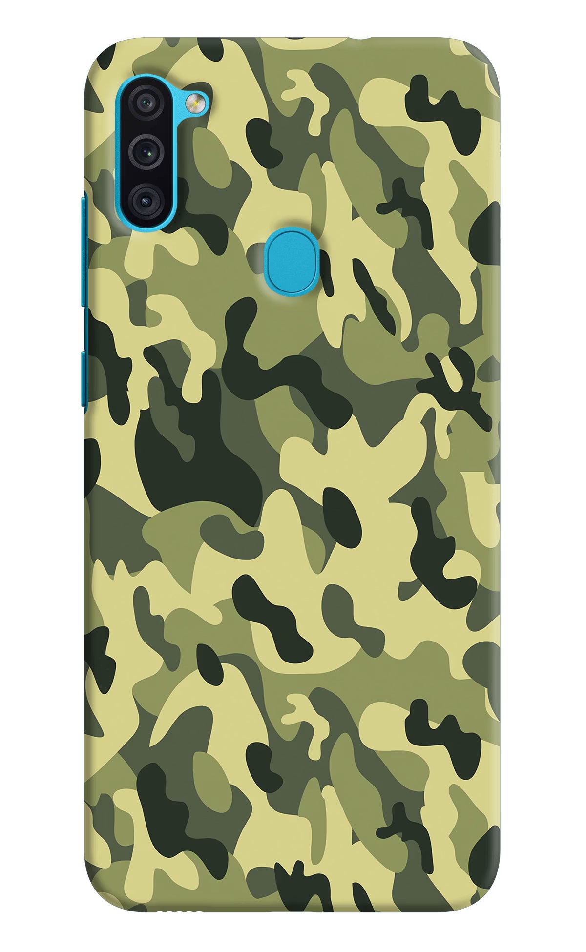 Camouflage Samsung M11 Hard Case Back Cover by Casekaro