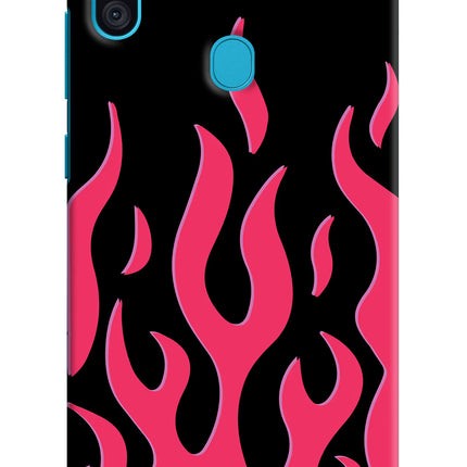 Fire Flames Samsung M11 Hard Case Back Cover by Casekaro