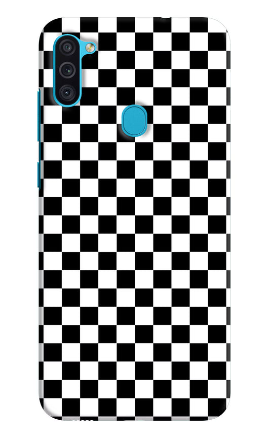 Chess Board Samsung M11 Hard Case Back Cover by Casekaro