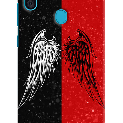Wings Samsung M11 Hard Case Back Cover by Casekaro