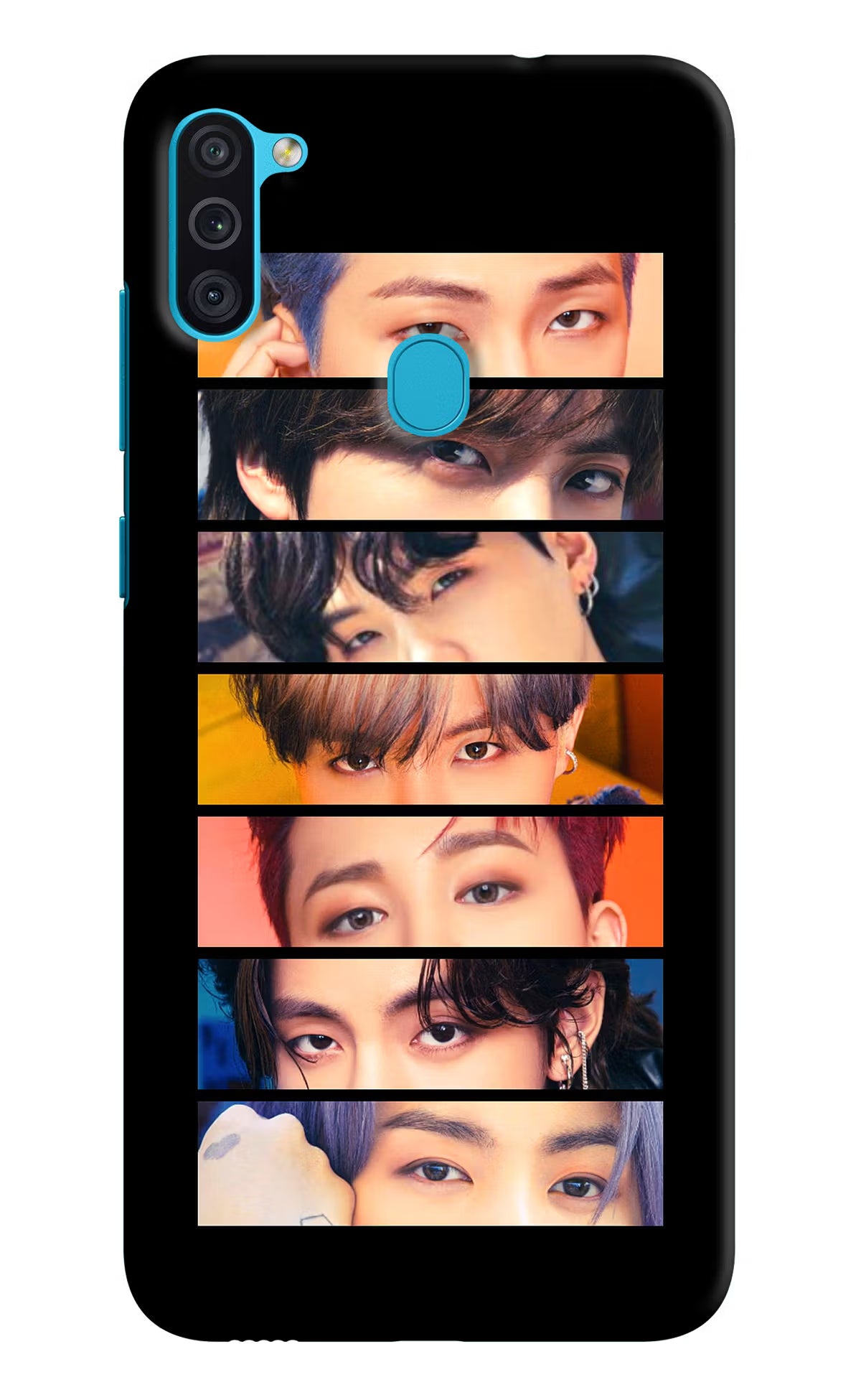 BTS Eyes Samsung M11 Hard Case Back Cover by Casekaro