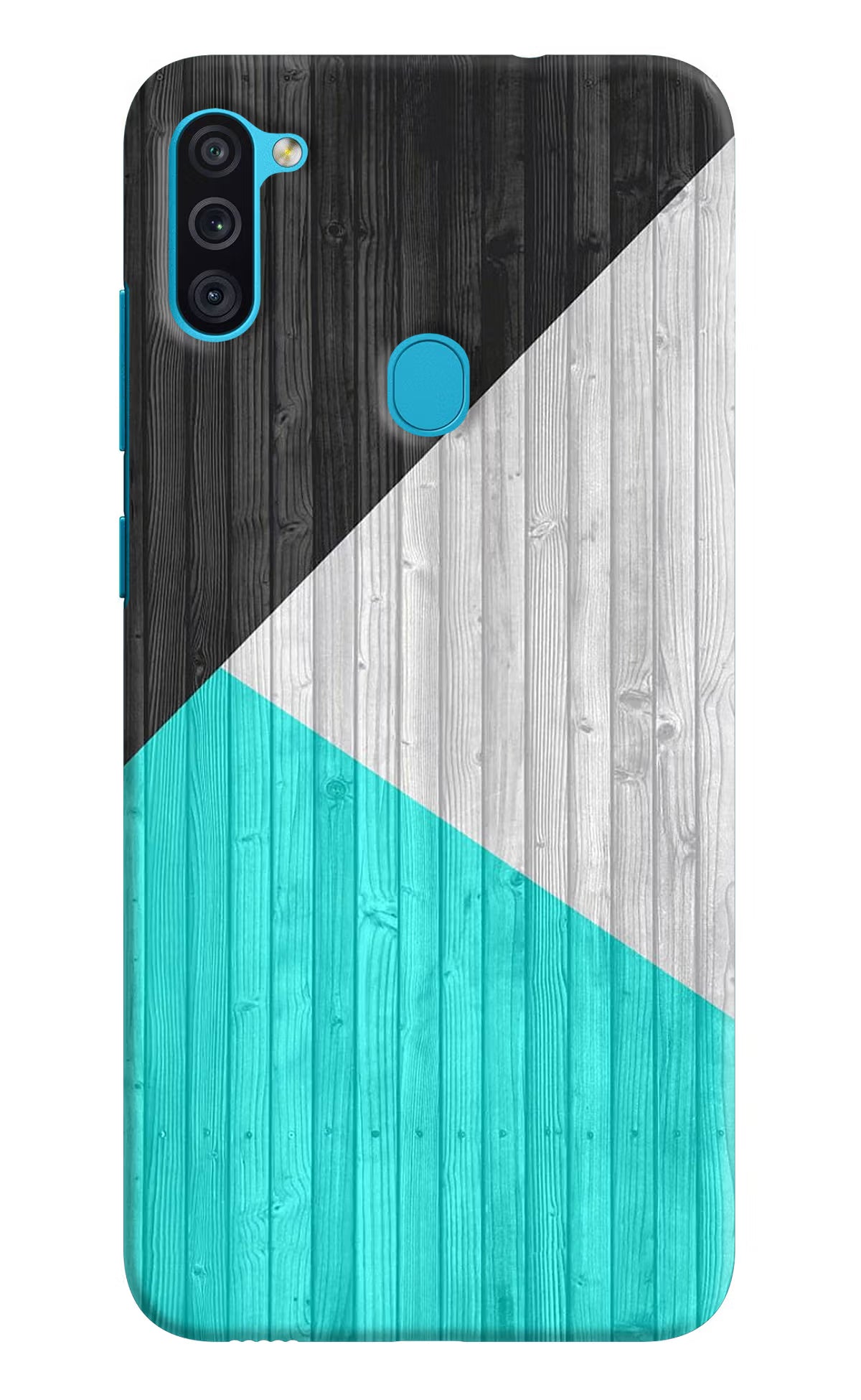 Wooden Abstract Samsung M11 Hard Case Back Cover by Casekaro