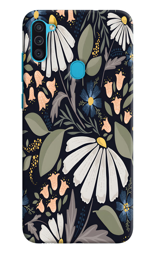 Flowers Art Samsung M11 Hard Case Back Cover by Casekaro