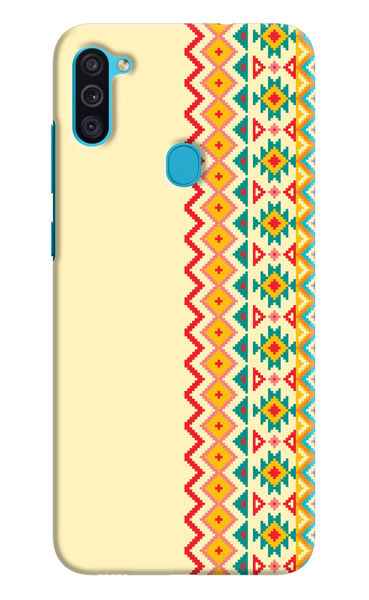 Ethnic Seamless Samsung M11 Hard Case Back Cover by Casekaro