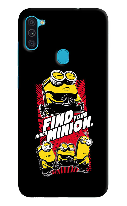 Find your inner Minion Samsung M11 Hard Case Back Cover by Casekaro