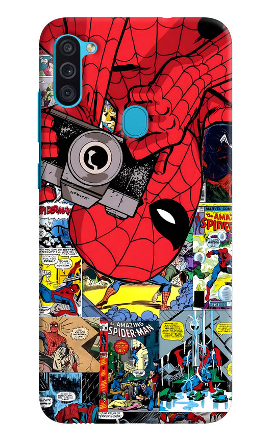 Spider Man Samsung M11 Hard Case Back Cover by Casekaro