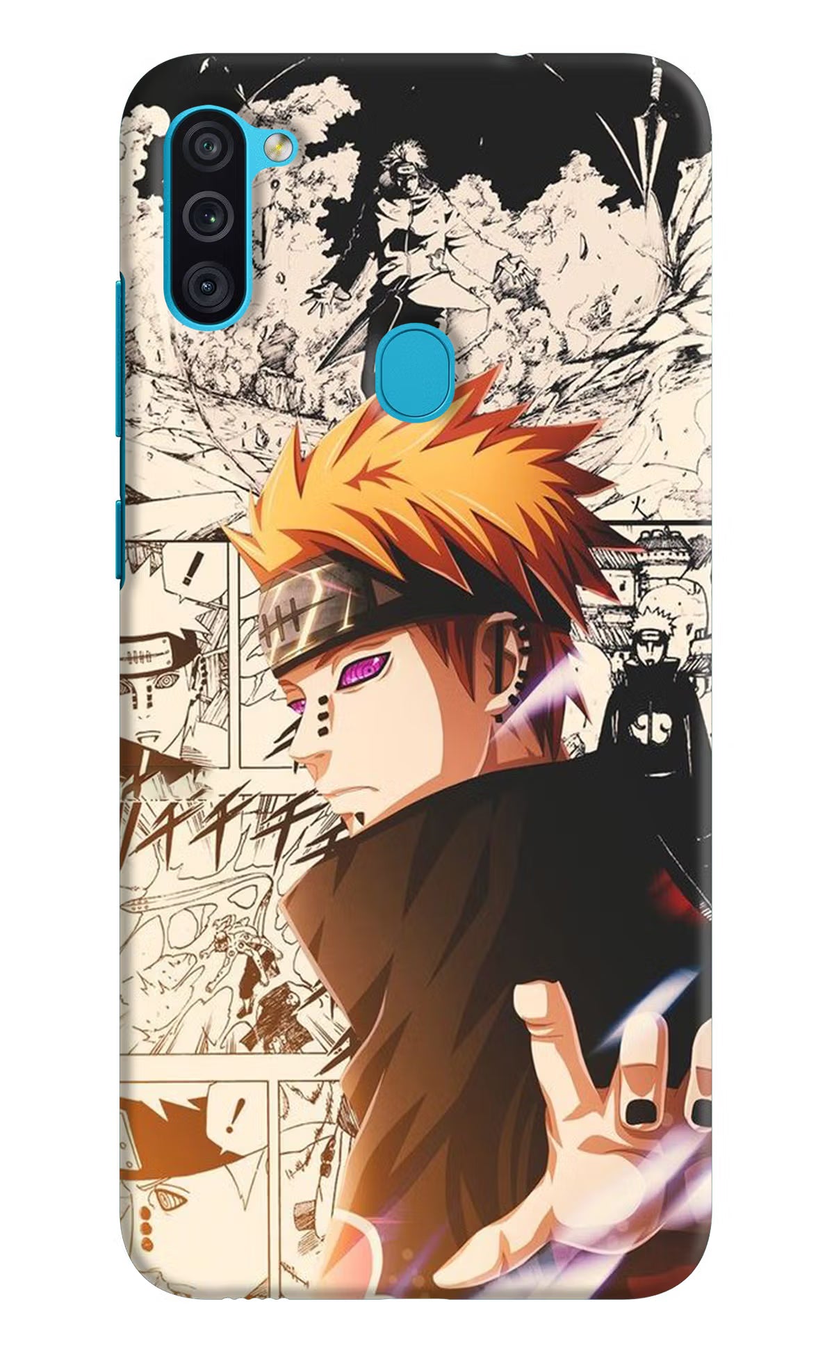 Pain Anime Samsung M11 Hard Case Back Cover by Casekaro