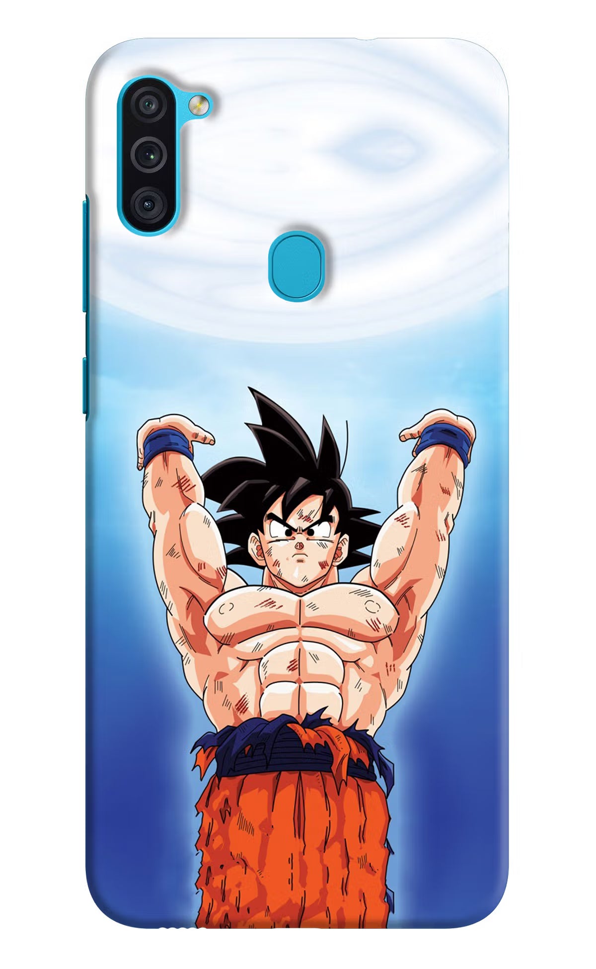 Goku Power Samsung M11 Hard Case Back Cover by Casekaro