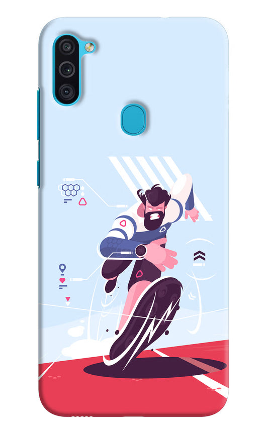 Run Pro Samsung M11 Hard Case Back Cover by Casekaro
