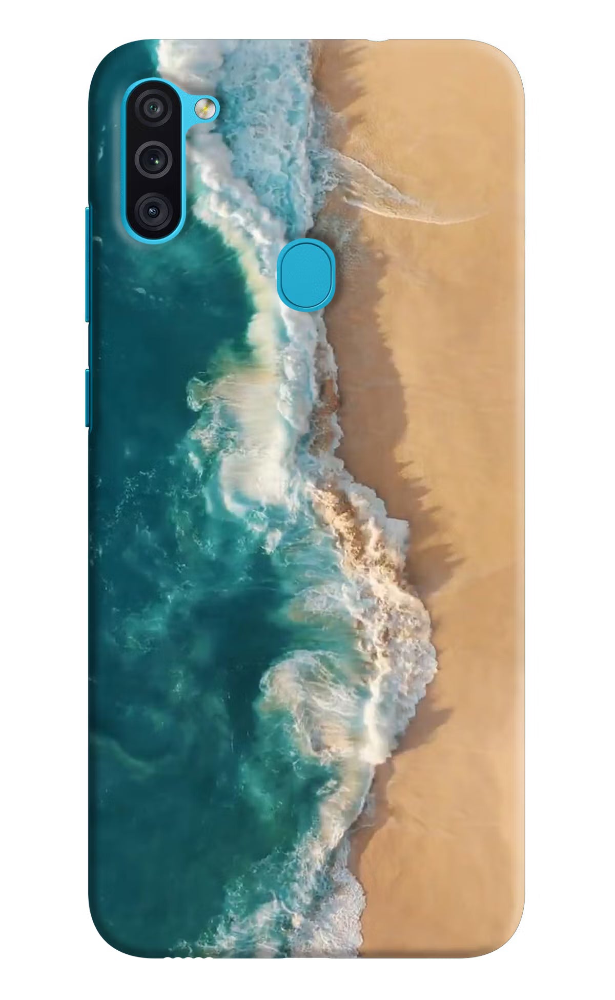 Ocean Beach Samsung M11 Hard Case Back Cover by Casekaro