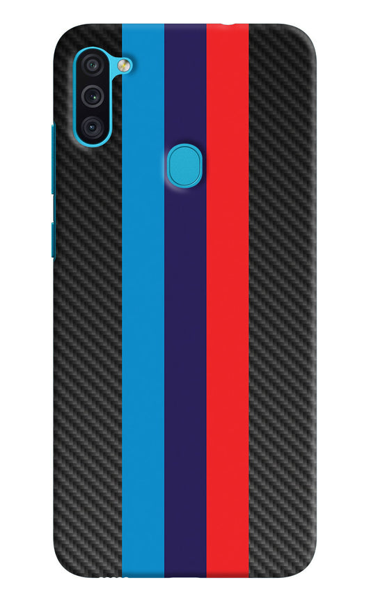 BMW Stripes Pattern Samsung M11 Back Cover