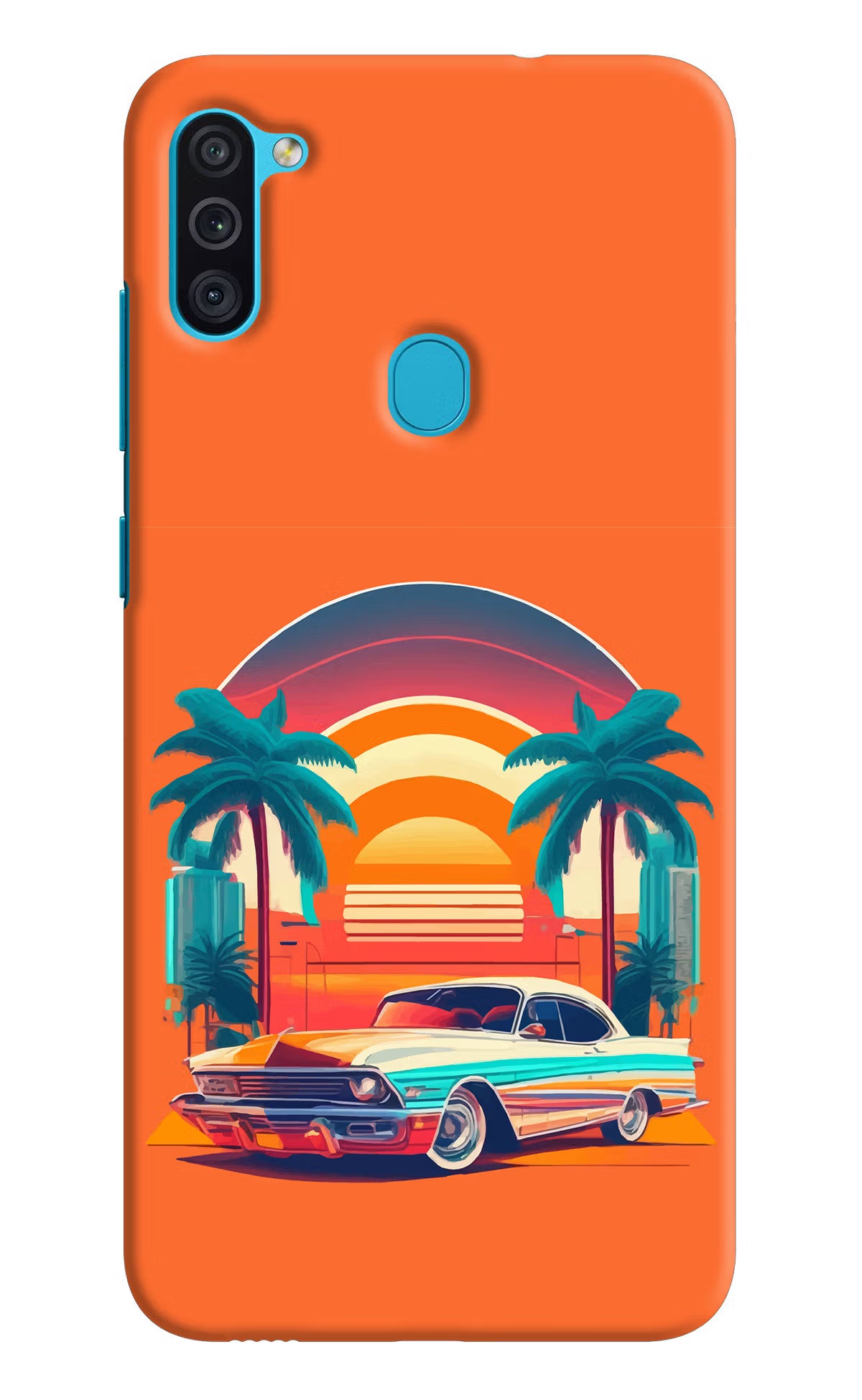 Palm Drive 80s Samsung M11 Hard Case Back Cover by Casekaro