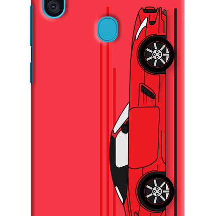 Red Velocity Samsung M11 Hard Case Back Cover by Casekaro