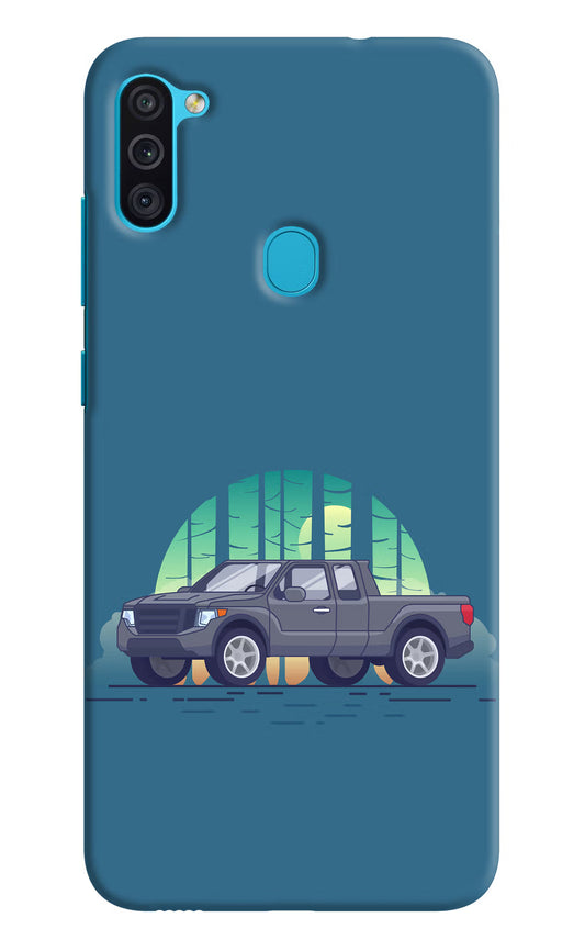 Retro Garage Vibe Samsung M11 Hard Case Back Cover by Casekaro