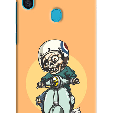 Undead Biker Samsung M11 Hard Case Back Cover by Casekaro