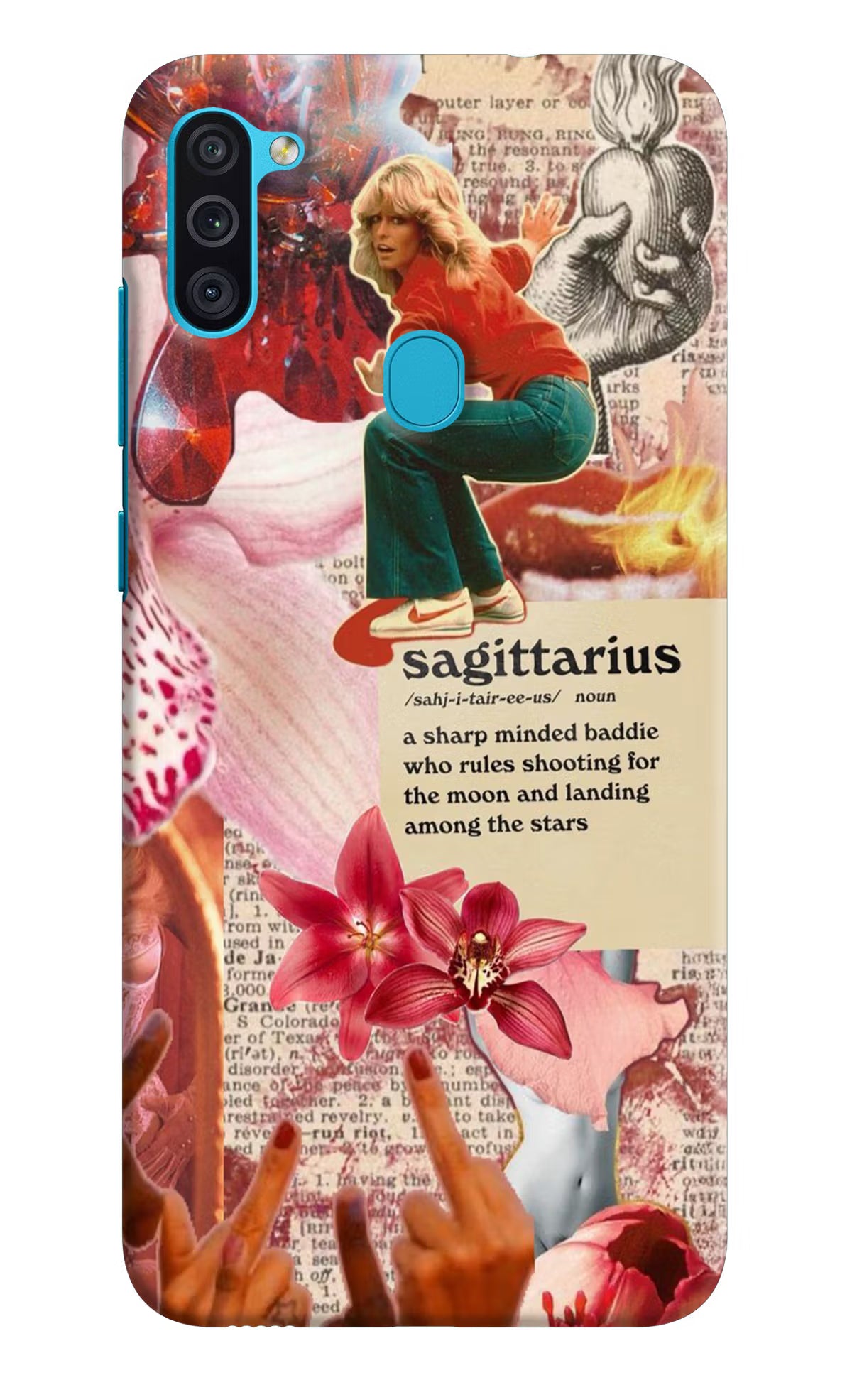 Sagittarius Zodiac Samsung M11 Hard Case Back Cover by Casekaro