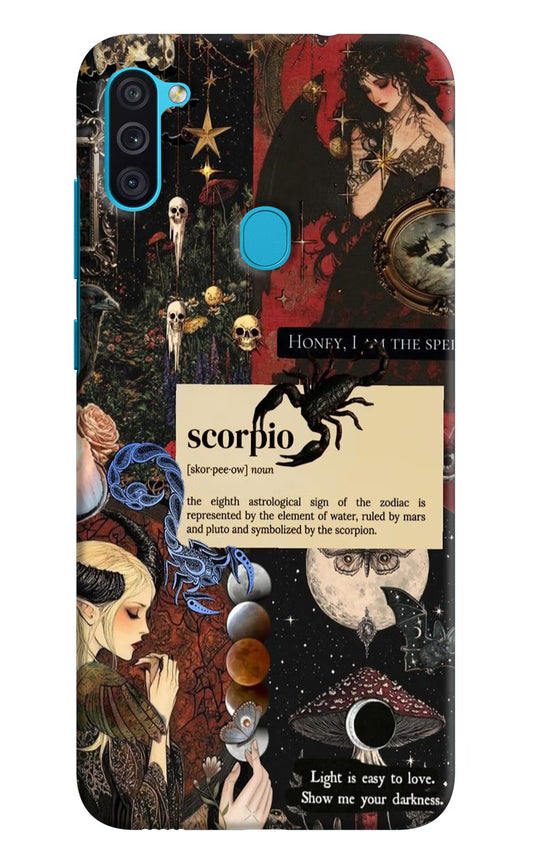 Scorpio Zodiac Samsung M11 Hard Case Back Cover by Casekaro
