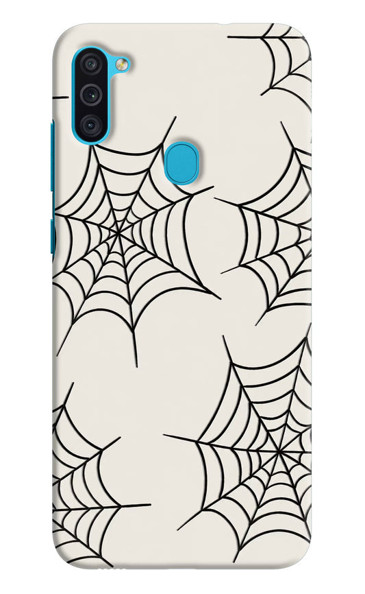 Spider Web Samsung M11 Hard Case Back Cover by Casekaro