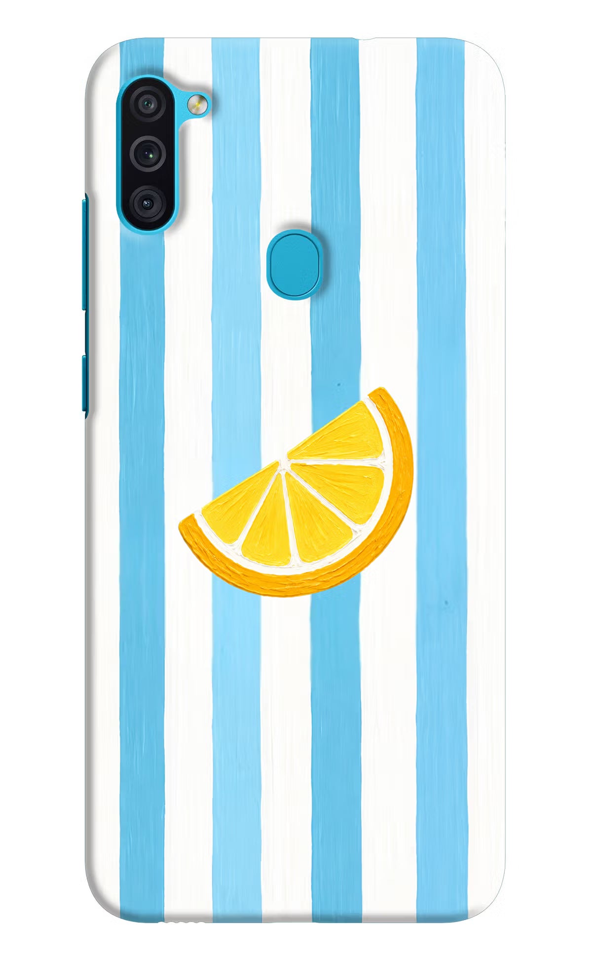 Summer Lemon Samsung M11 Hard Case Back Cover by Casekaro