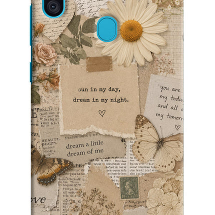 Vintage case Samsung M11 Hard Case Back Cover by Casekaro