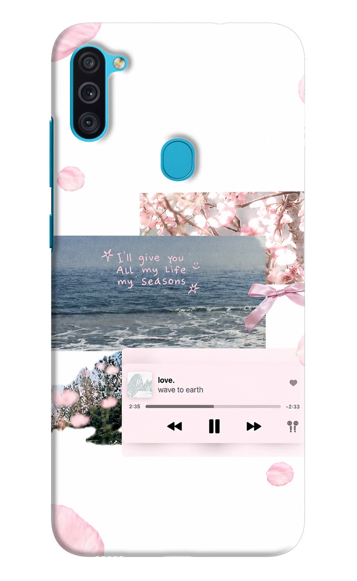 Wave to earth Samsung M11 Back Cover