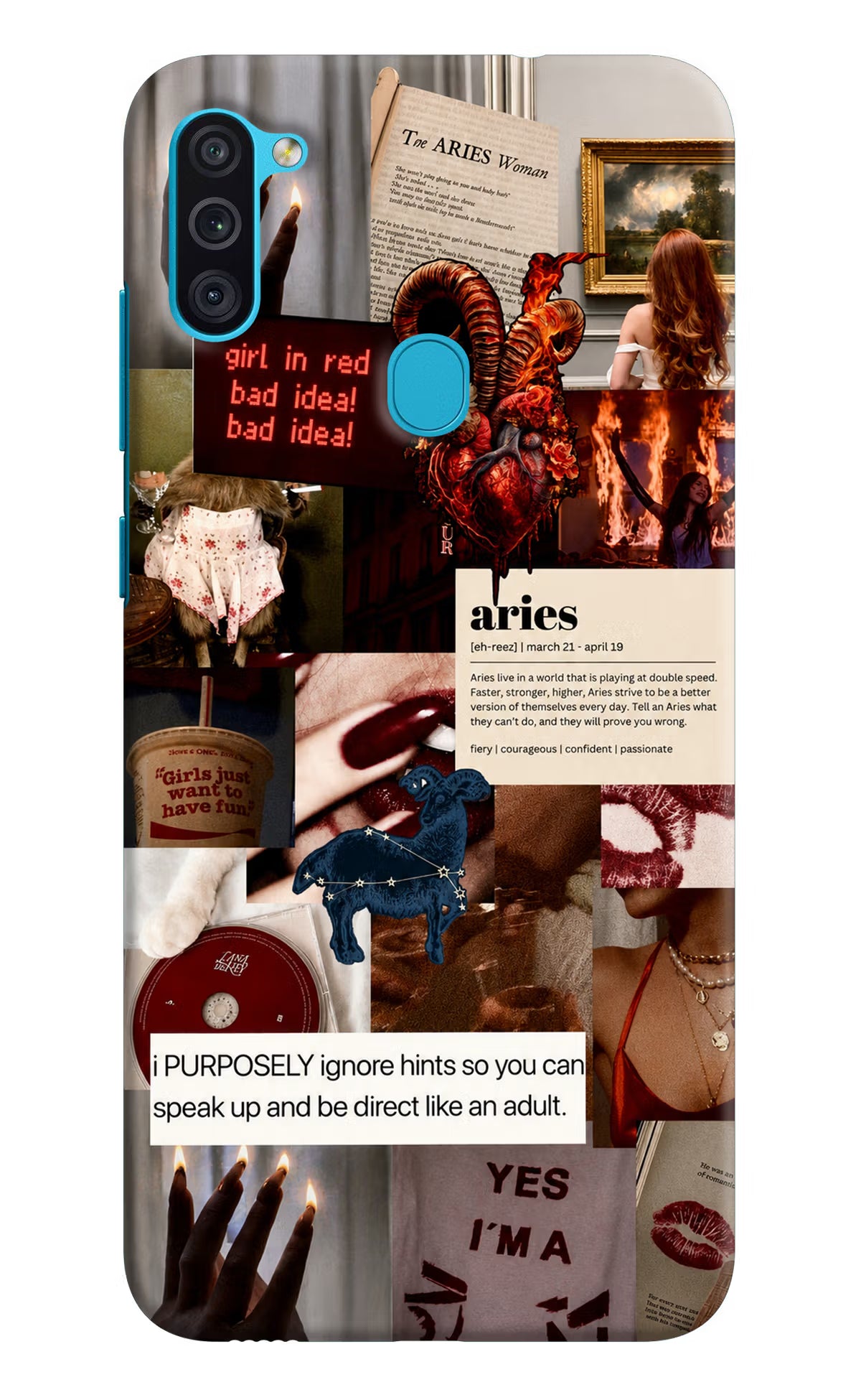 Zodiac Aries Samsung M11 Back Cover