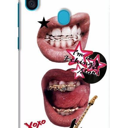 Rockstar Samsung M11 Hard Case Back Cover by Casekaro