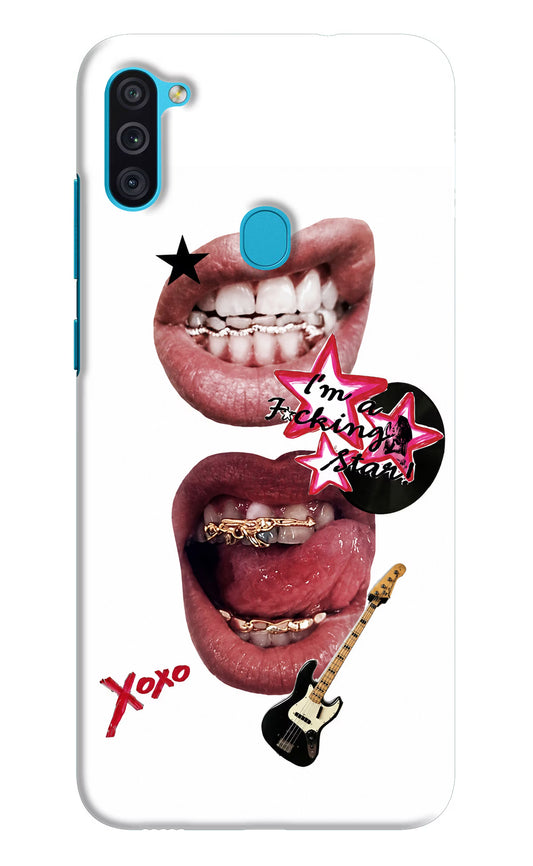 Rockstar Samsung M11 Hard Case Back Cover by Casekaro