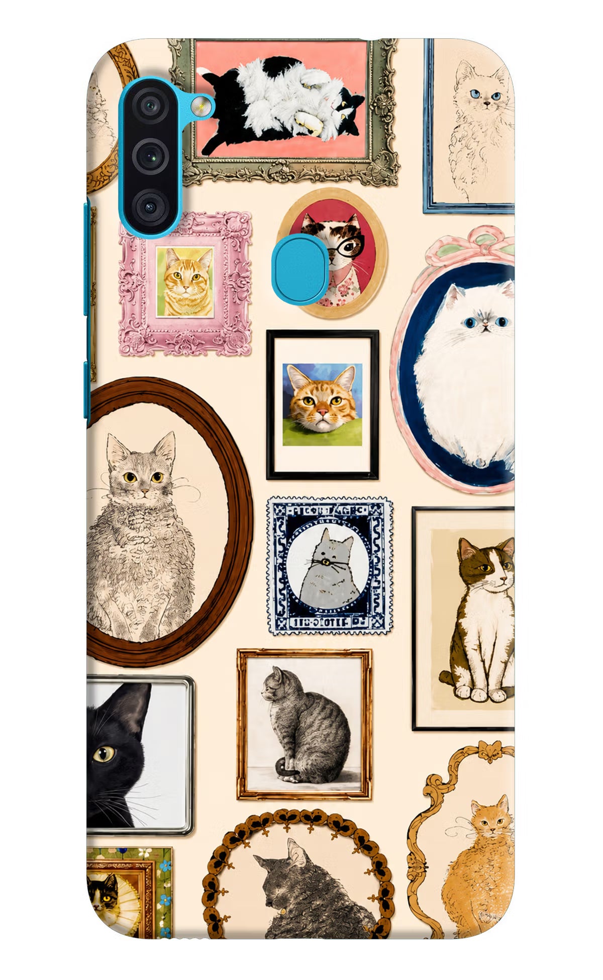 Mirror Cats Samsung M11 Back Cover