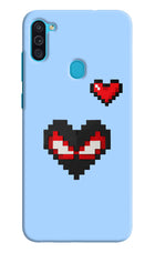 Peter Heart Samsung M11 Hard Case Back Cover by Casekaro