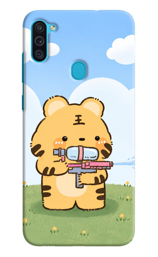Tiger Treat Samsung M11 Hard Case Back Cover by Casekaro
