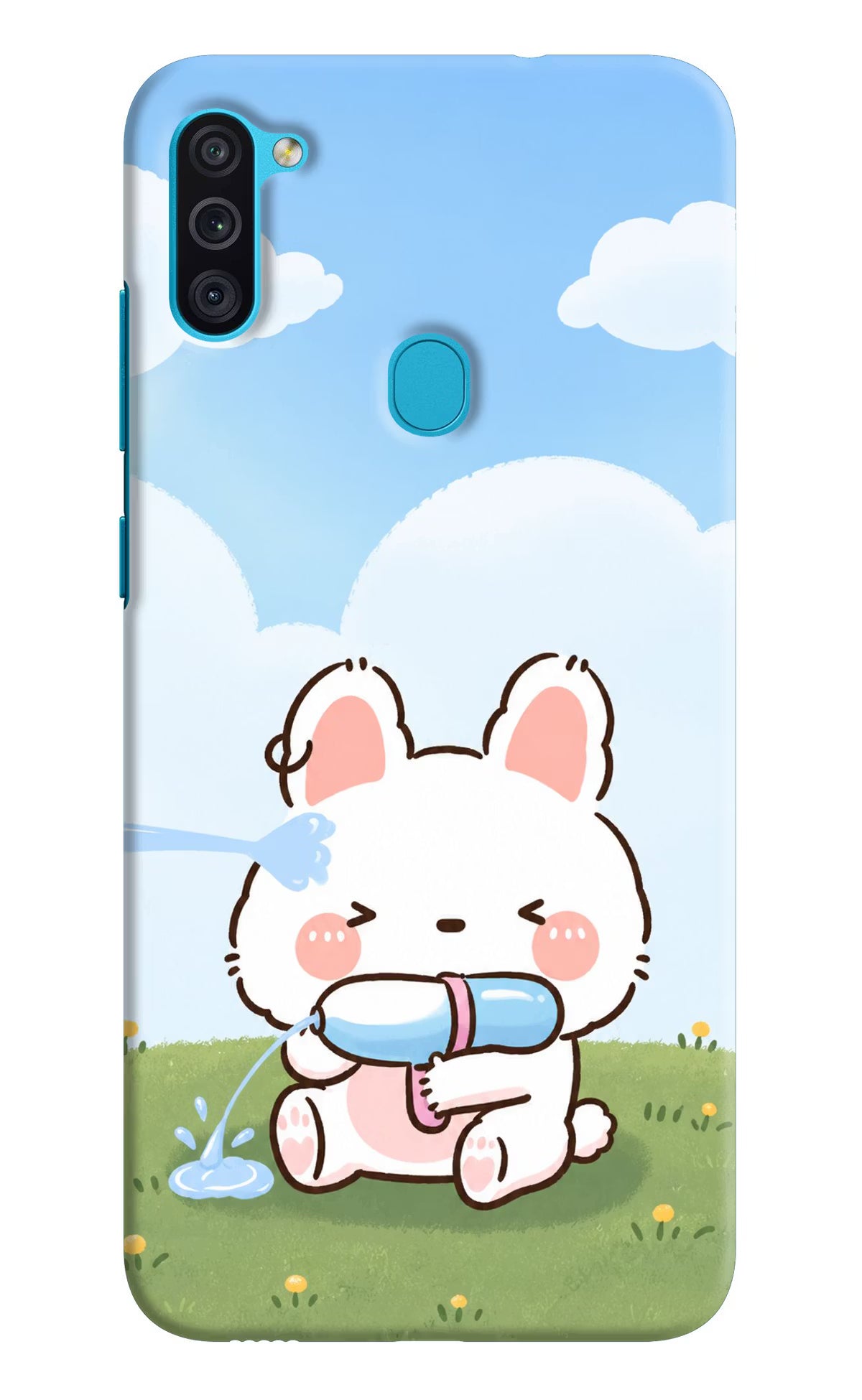 Bunny Treat Samsung M11 Back Cover