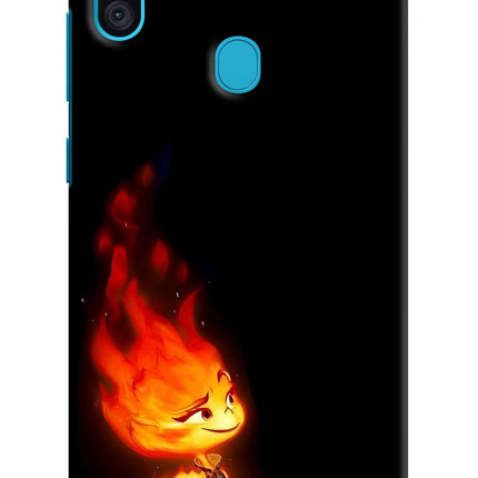 Ember Flame Samsung M11 Hard Case Back Cover by Casekaro