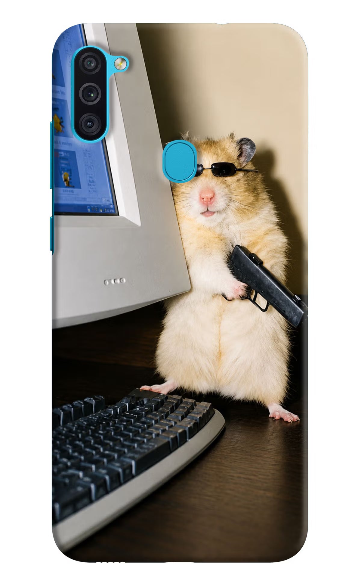 Hacker Hamster Samsung M11 Back Cover
