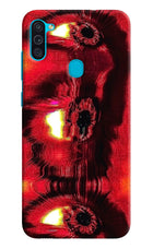 Fire Eye Samsung M11 Hard Case Back Cover by Casekaro