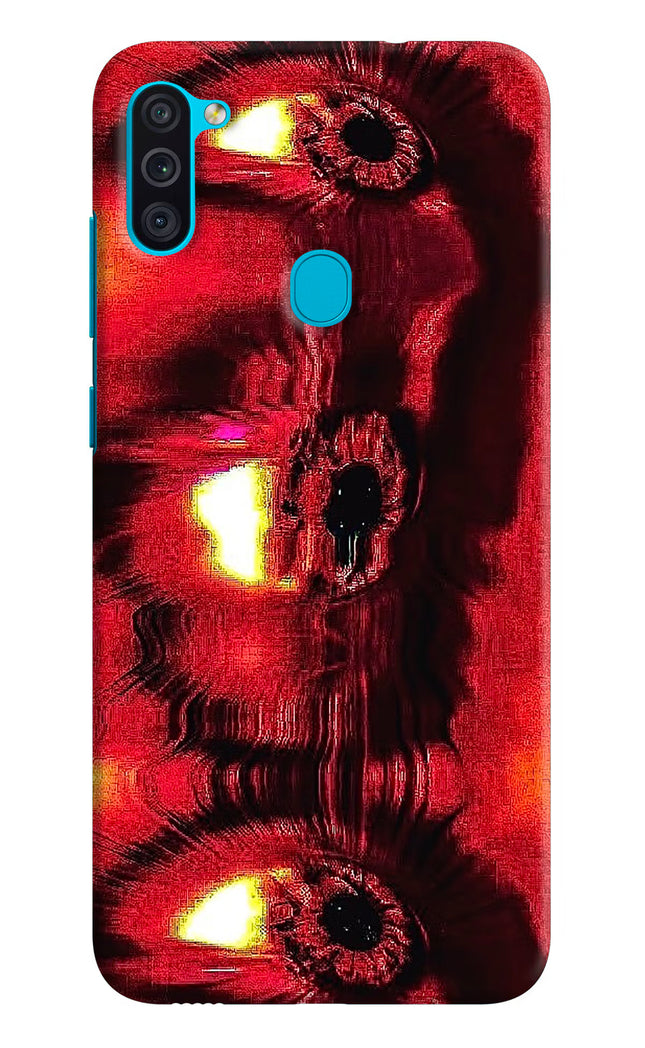 Fire Eye Samsung M11 Hard Case Back Cover by Casekaro