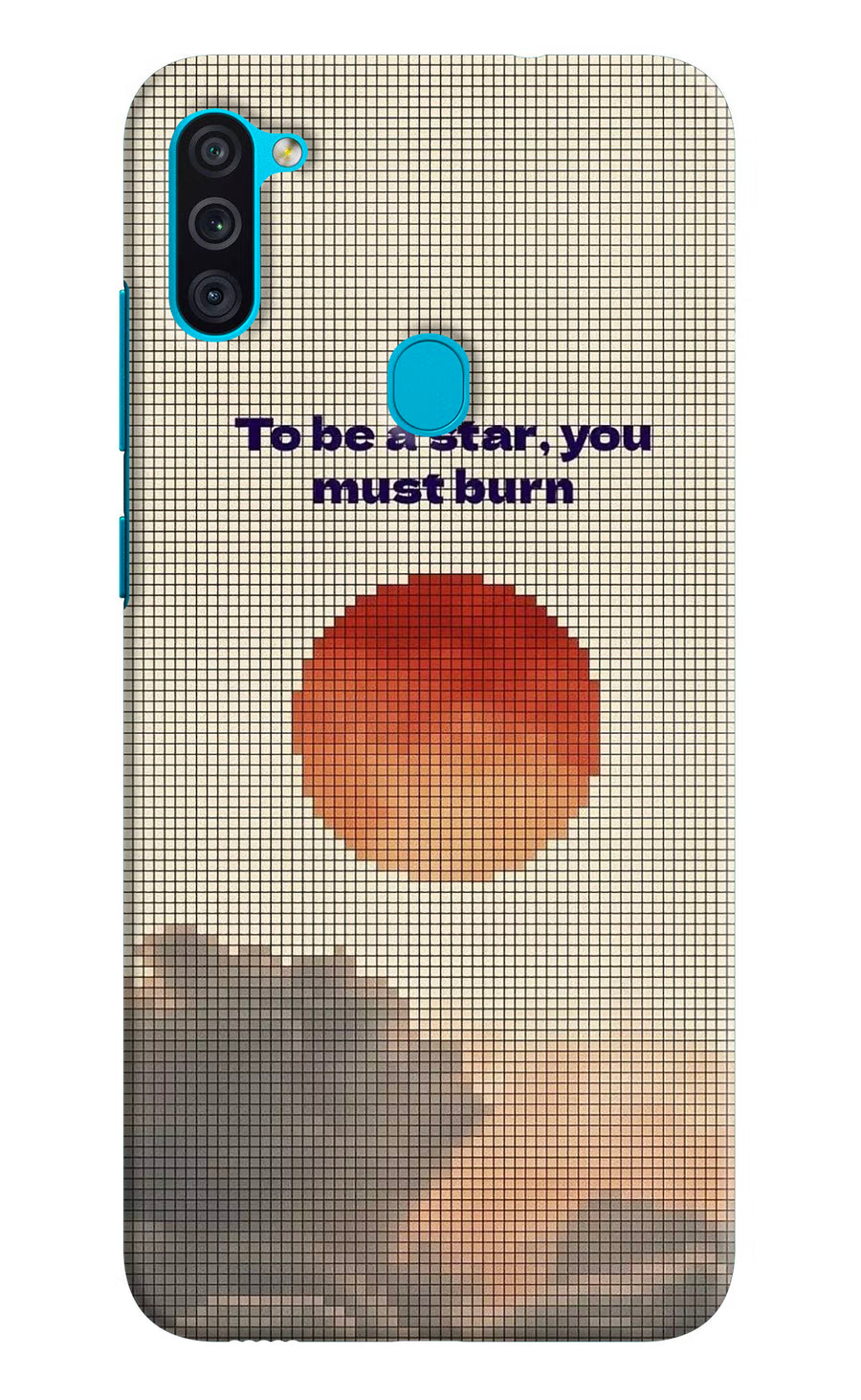 Pixel Sun Samsung M11 Back Cover, Hard case