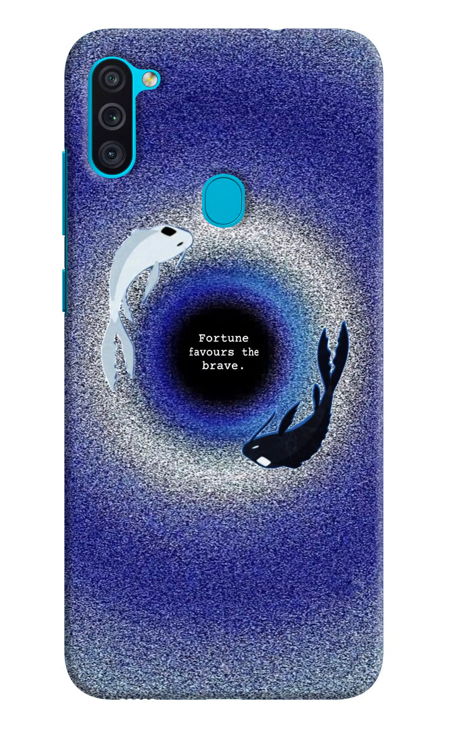 Dark Koi Samsung M11 Back Cover, Hard case