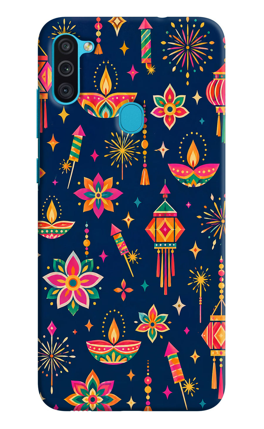 Festive Pop Samsung M11 Back Cover, Hard case