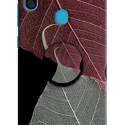 Leaf Pattern Samsung M11 Pop Case by Casekaro