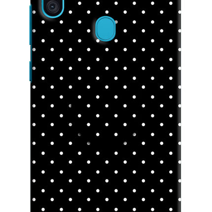 White Dots Samsung M11 Pop Case by Casekaro