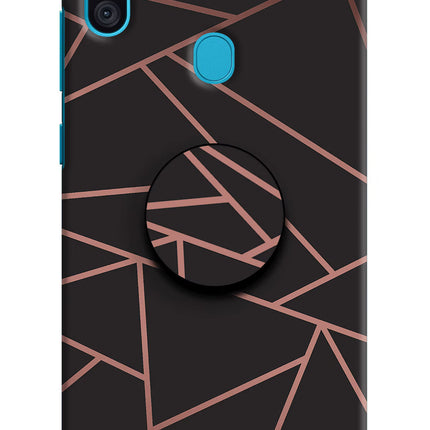 Geometric Pattern Samsung M11 Pop Case by Casekaro