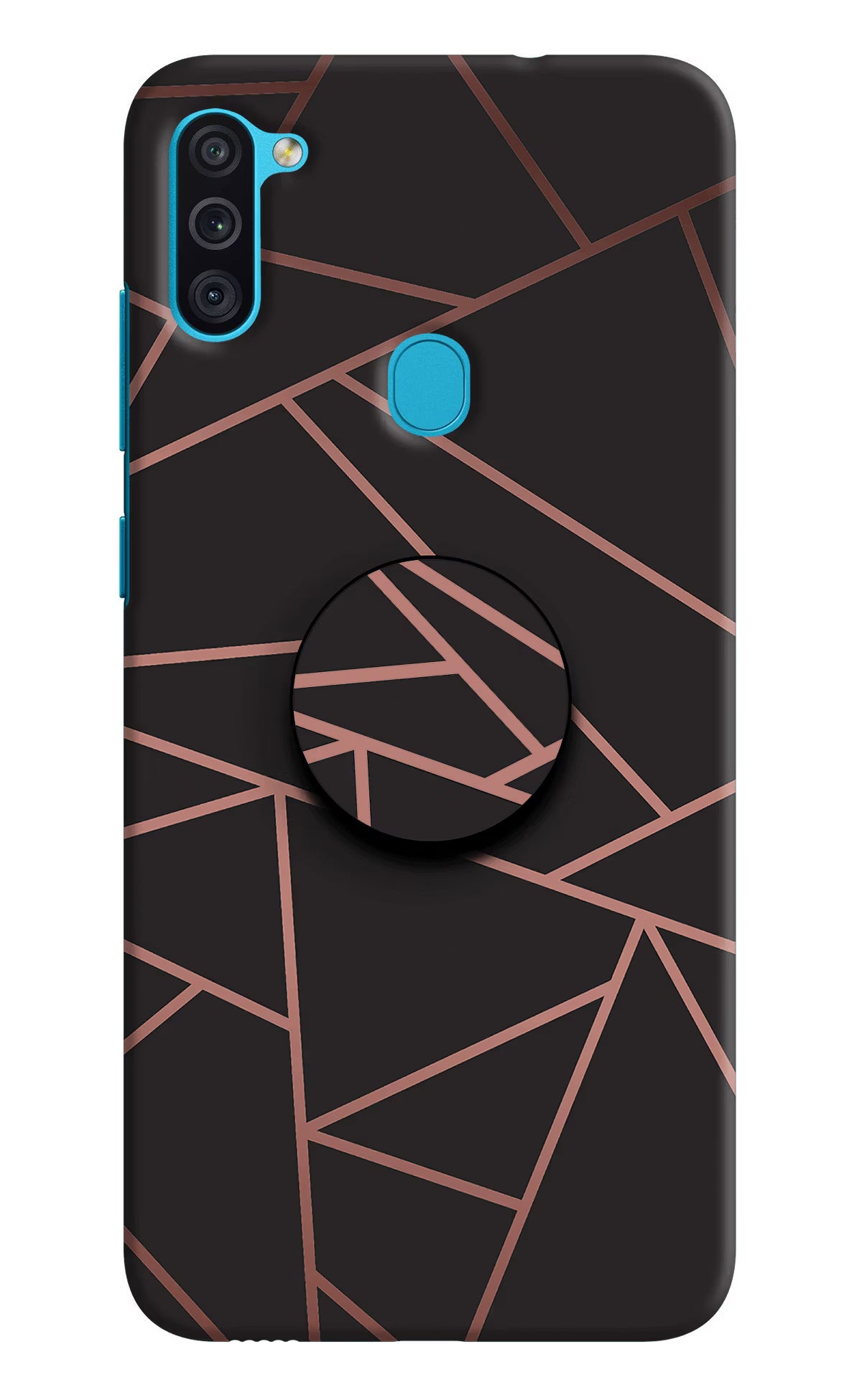 Geometric Pattern Samsung M11 Pop Case by Casekaro