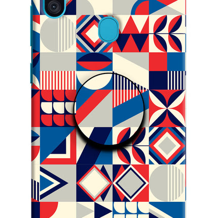 Colorful Pattern Samsung M11 Pop Case by Casekaro