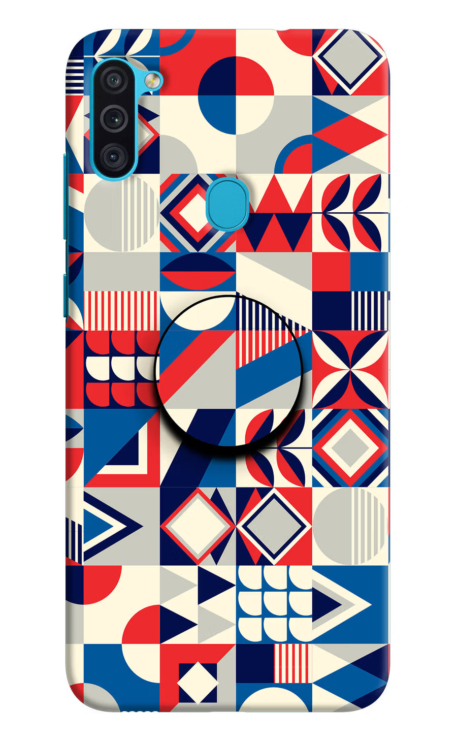 Colorful Pattern Samsung M11 Pop Case, Hard case