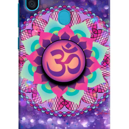 Om Purple Samsung M11 Pop Case by Casekaro