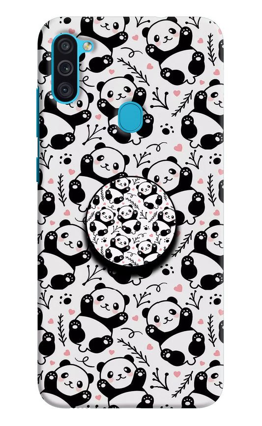 Cute Panda Samsung M11 Pop Case by Casekaro