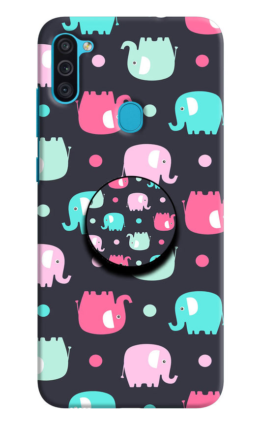Baby Elephants Samsung M11 Pop Case by Casekaro
