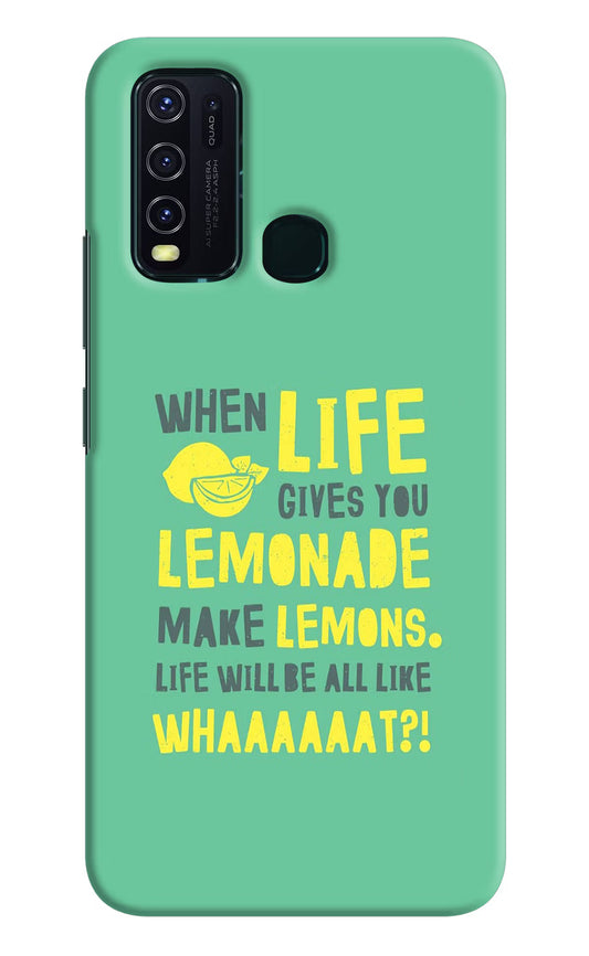 Quote Vivo Y30/Y50 Hard Case Back Cover by Casekaro