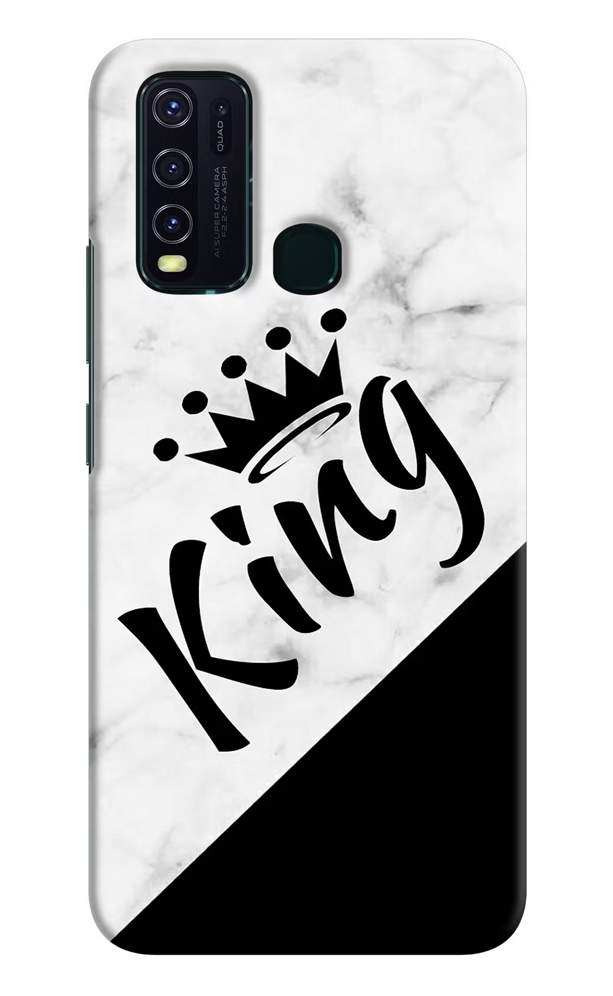 King Vivo Y30/Y50 Hard Case Back Cover by Casekaro